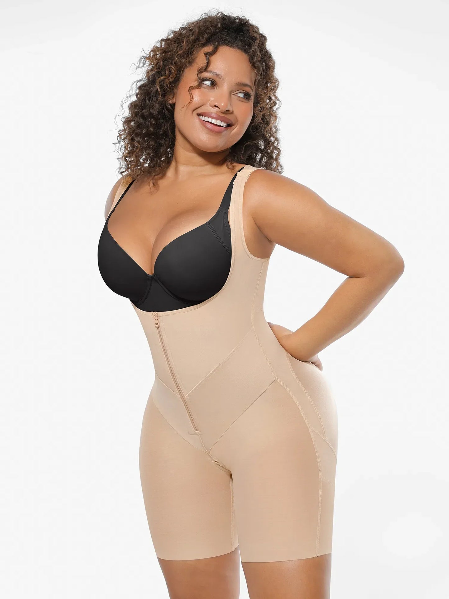 Willluxe U-Shaped Tummy Control Butt Lift Shaper Bodysuit