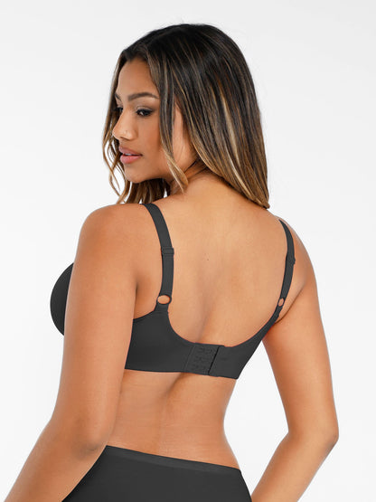 Willluxe Underwire Adjustable Deep V-neck Bra