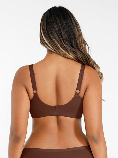 Willluxe Underwire Adjustable Deep V-neck Bra