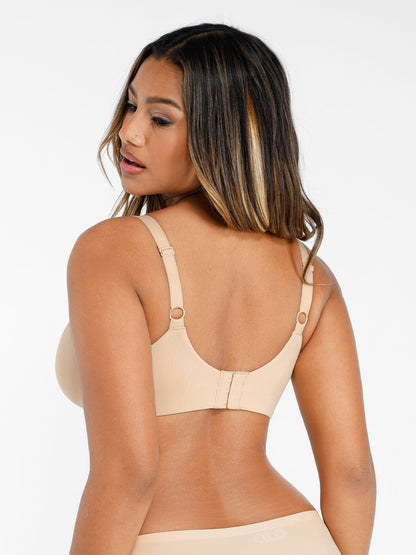 Willluxe Underwire Adjustable Deep V-neck Bra
