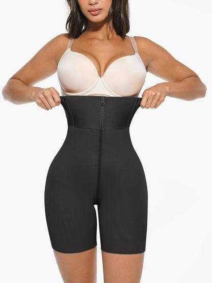 Willluxe Wide Waistband Tummy Control Butt Lifting Shaping Shorts
