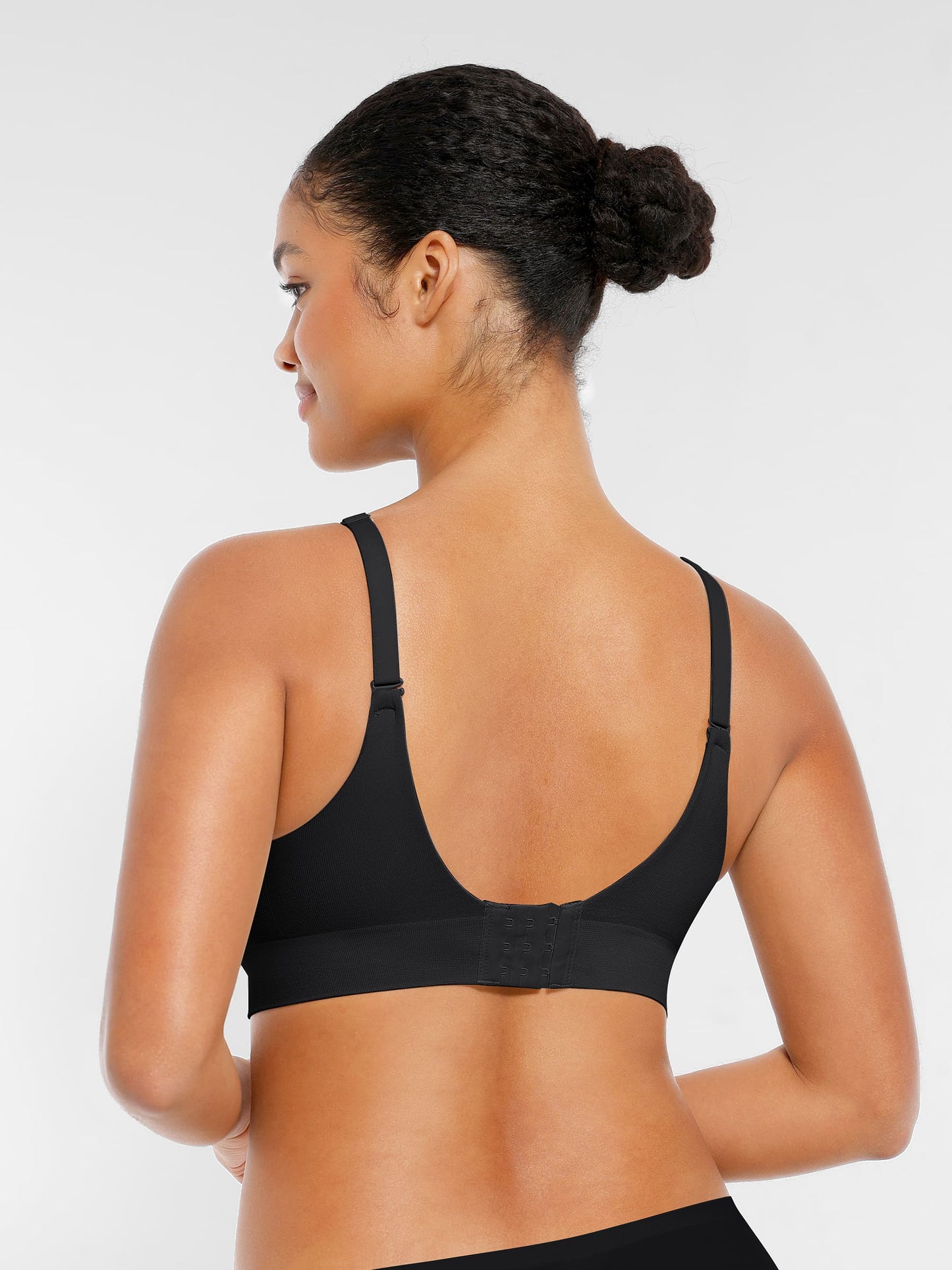 Willluxe Wireless Seamless Push-Up V-neck Bra
