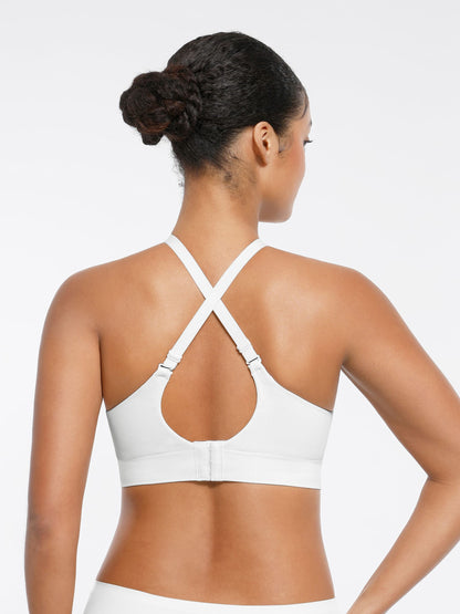 Willluxe Wireless Seamless Push-Up V-neck Bra