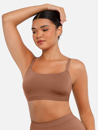 Willluxe Everyday Wireless Invisible Square Neck Bra