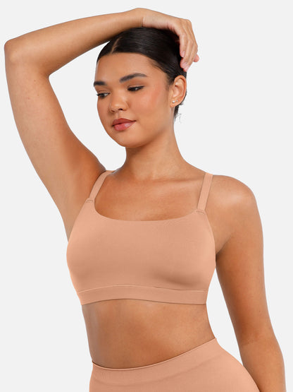 Willluxe Everyday Wireless Invisible Square Neck Bra