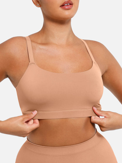 Willluxe Everyday Wireless Invisible Square Neck Bra
