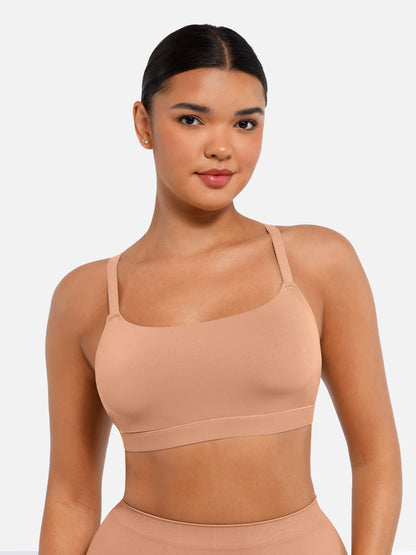 Willluxe Everyday Wireless Invisible Square Neck Bra