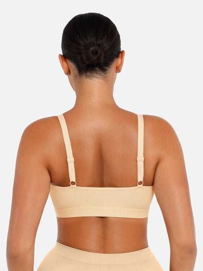 Willluxe Everyday Wireless Invisible Square Neck Bra
