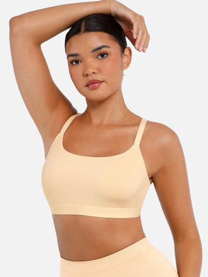 Willluxe Everyday Wireless Invisible Square Neck Bra