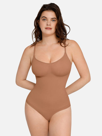 Willluxe Everyday Wear Seamless Thong Bodysuit