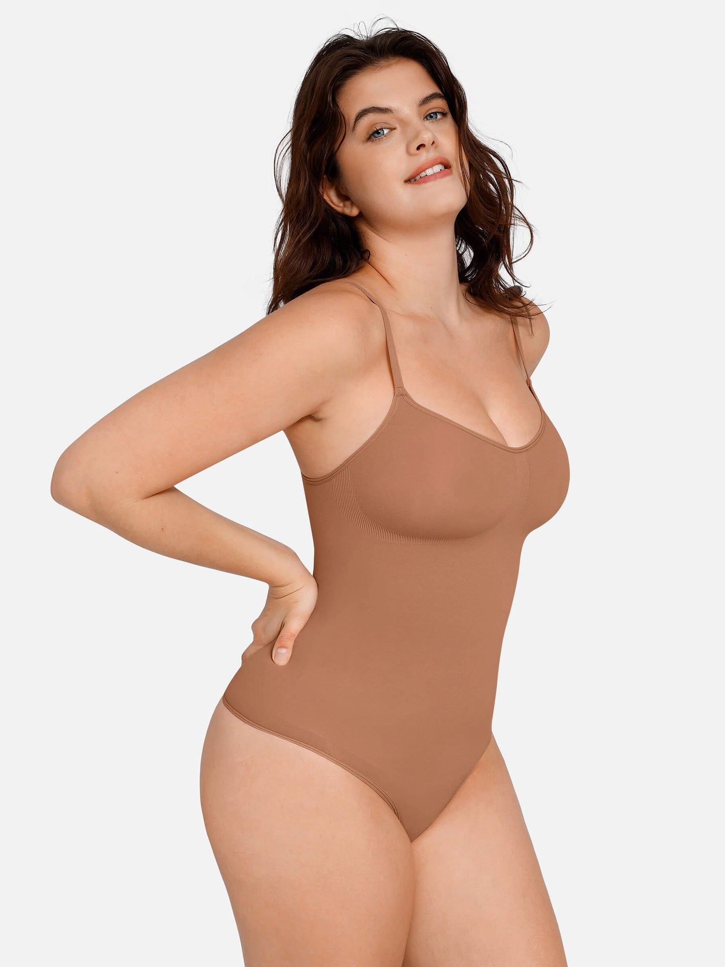 Willluxe Everyday Wear Seamless Thong Bodysuit