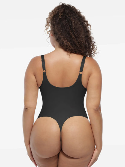 Willluxe Deep V-Neck Shapewear Bodysuit
