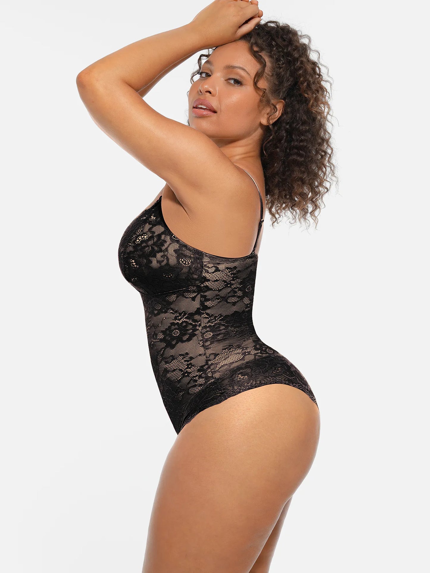 Willluxe Lace V-Neck Full Body Underwear Bodysuit