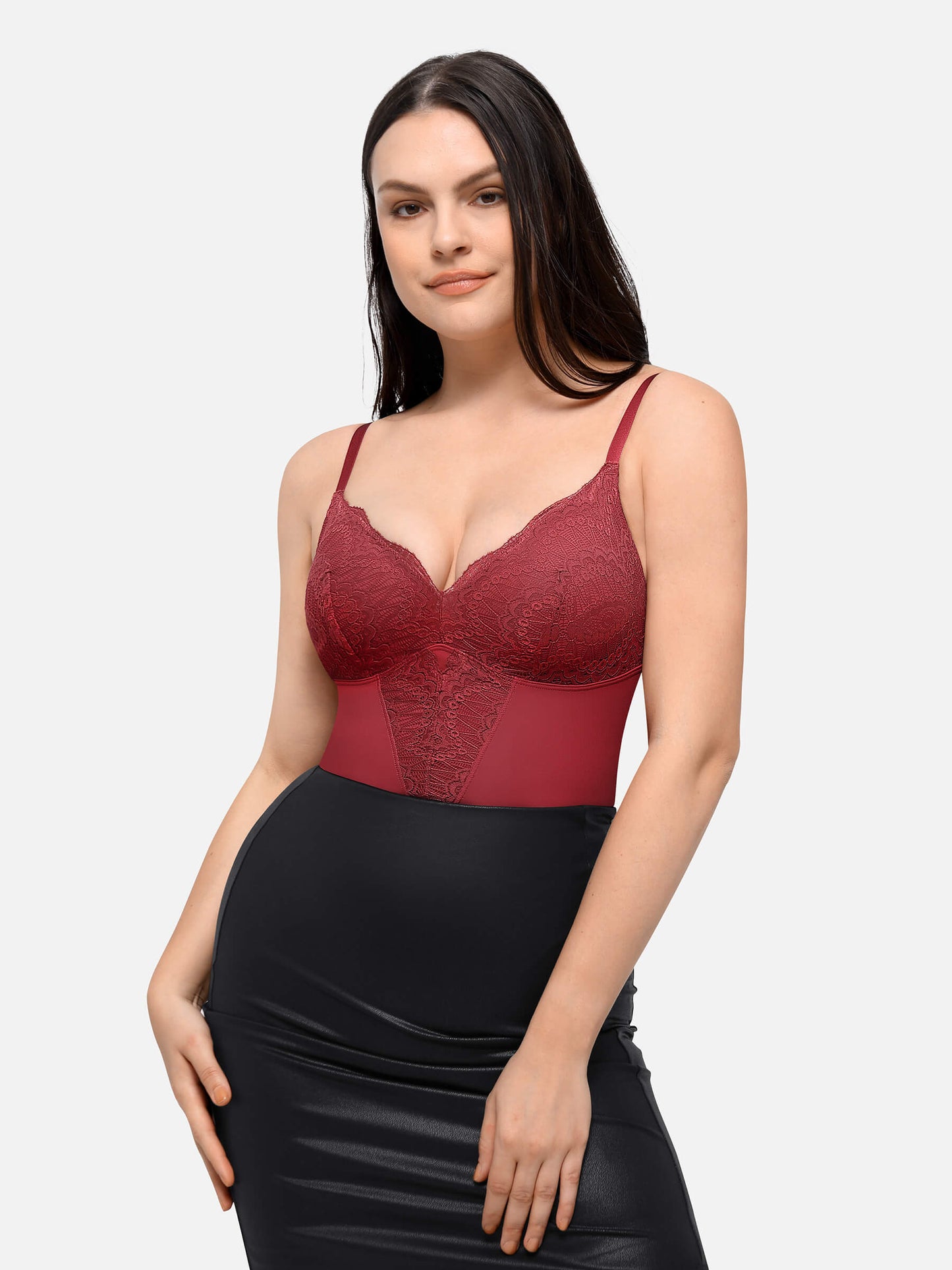 Willluxe Low-back Ultra-versatile Lace Bodysuit