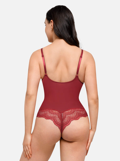 Willluxe Low-back Ultra-versatile Lace Bodysuit