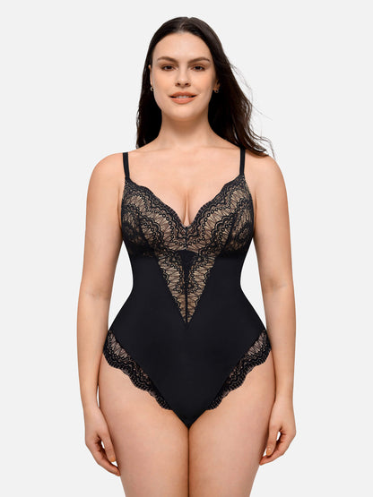 Willluxe Low-back Ultra-versatile Lace Bodysuit