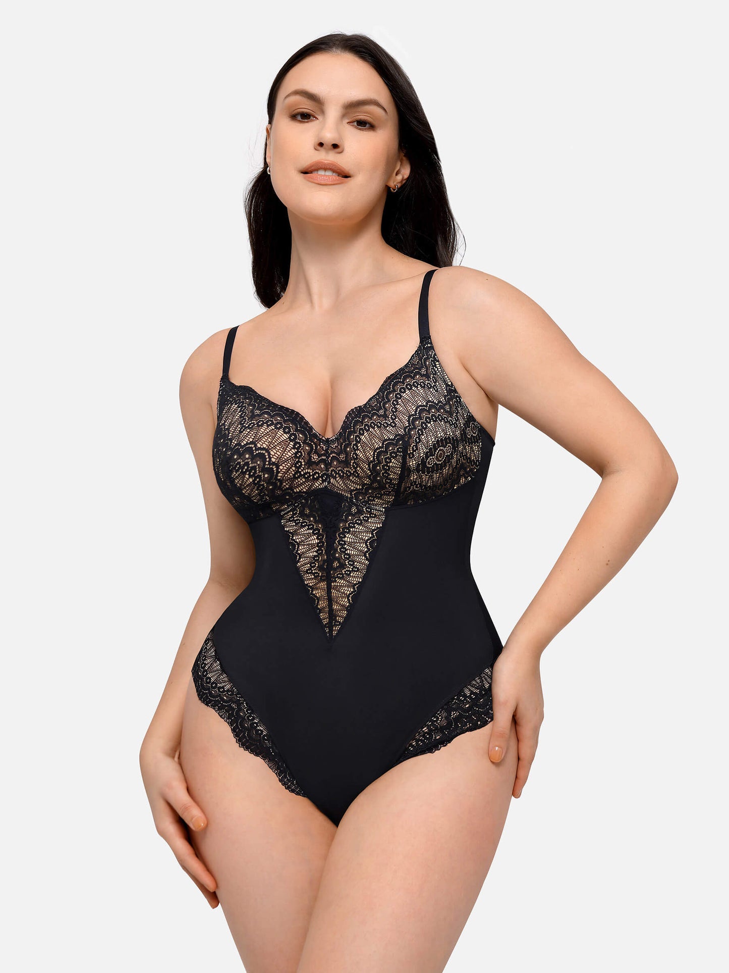 Willluxe Low-back Ultra-versatile Lace Bodysuit