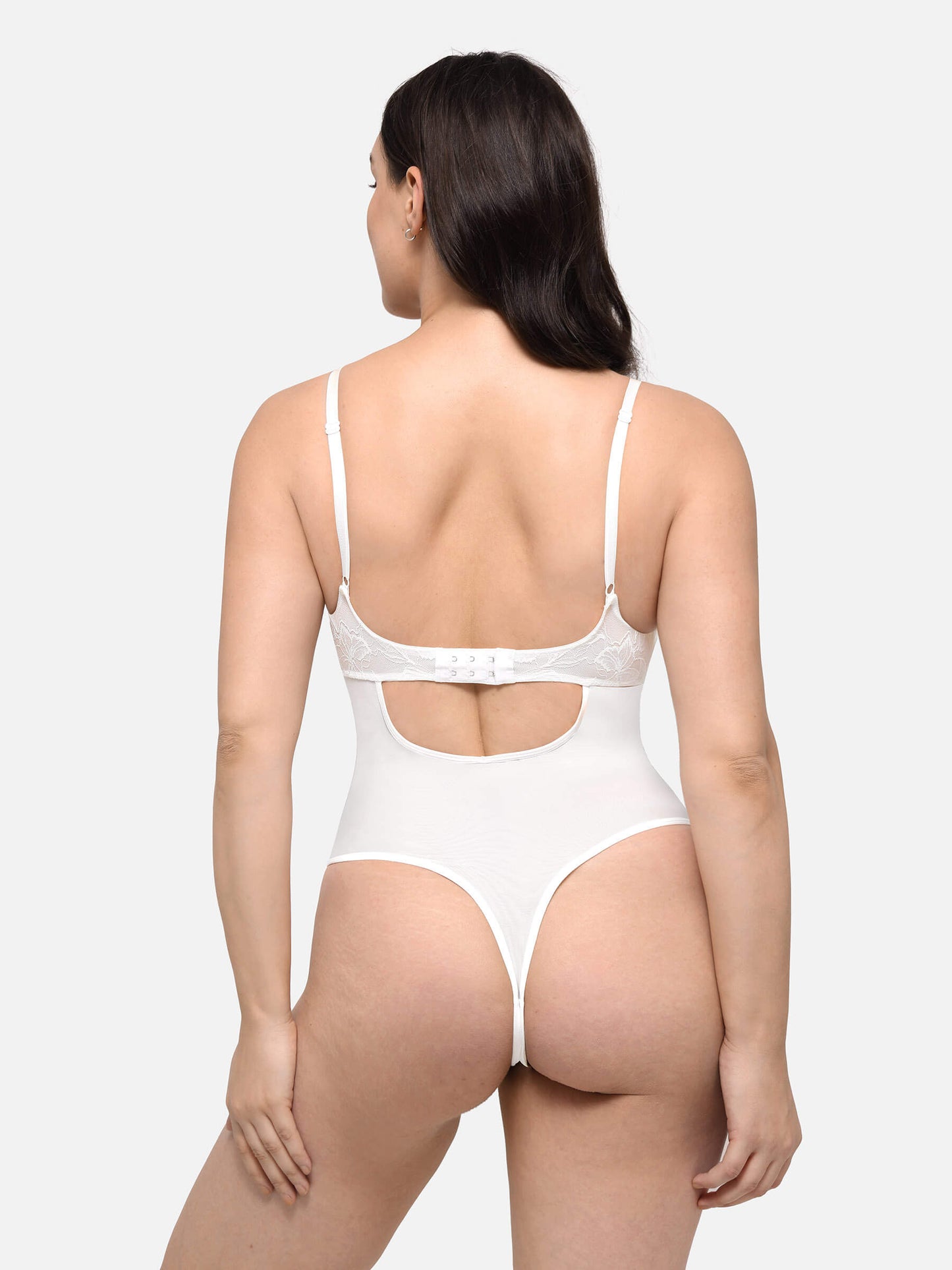 Willluxe Lace Shapewear Thong Shaping Bodysuit