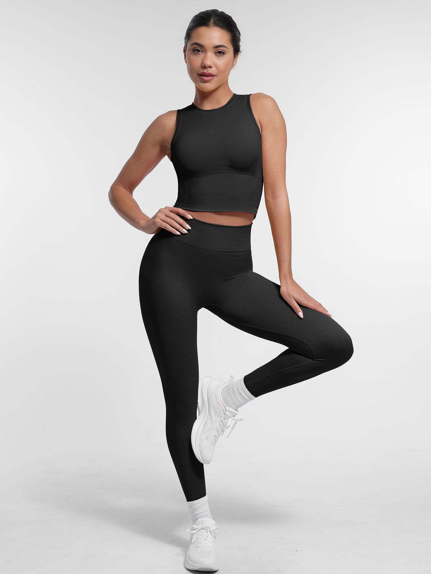 Willluxe Seamless Sports Top with Built-in Bra