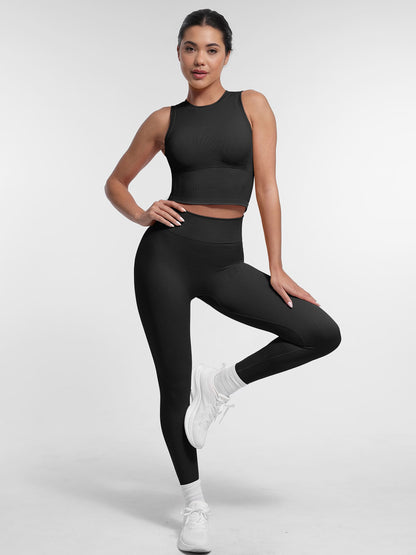 Willluxe Seamless Sports Top with Built-in Bra