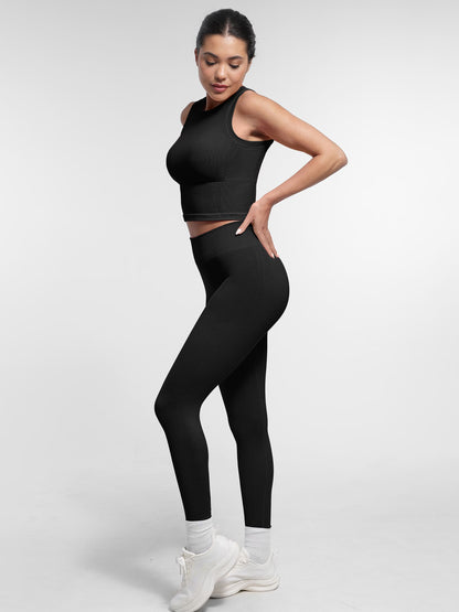 Willluxe Seamless Sports Top with Built-in Bra