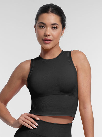Willluxe Seamless Sports Top with Built-in Bra