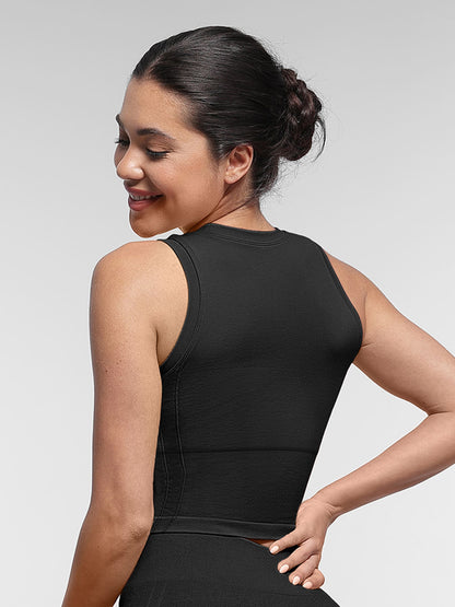 Willluxe Seamless Sports Top with Built-in Bra