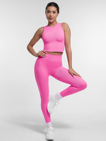 Willluxe Seamless Sports Top with Built-in Bra