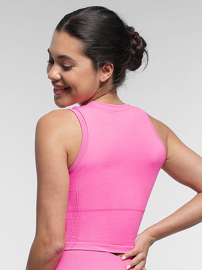 Willluxe Seamless Sports Top with Built-in Bra