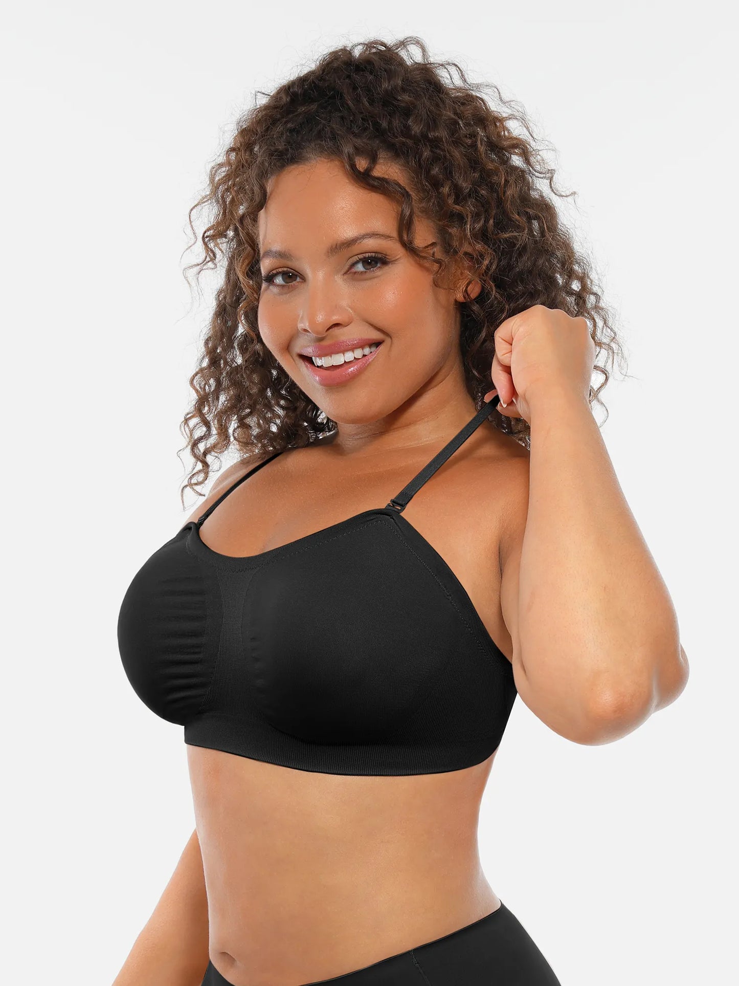 Willluxe Seamless Strapless Anti-Slip Removable Pads Bra