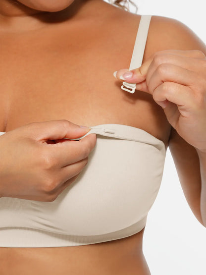 Willluxe Seamless Strapless Anti-Slip Removable Pads Bra