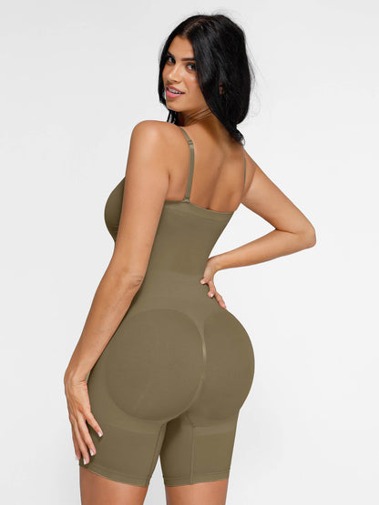 Willluxe Seamless Strapless Bodysuit with Removable Straps