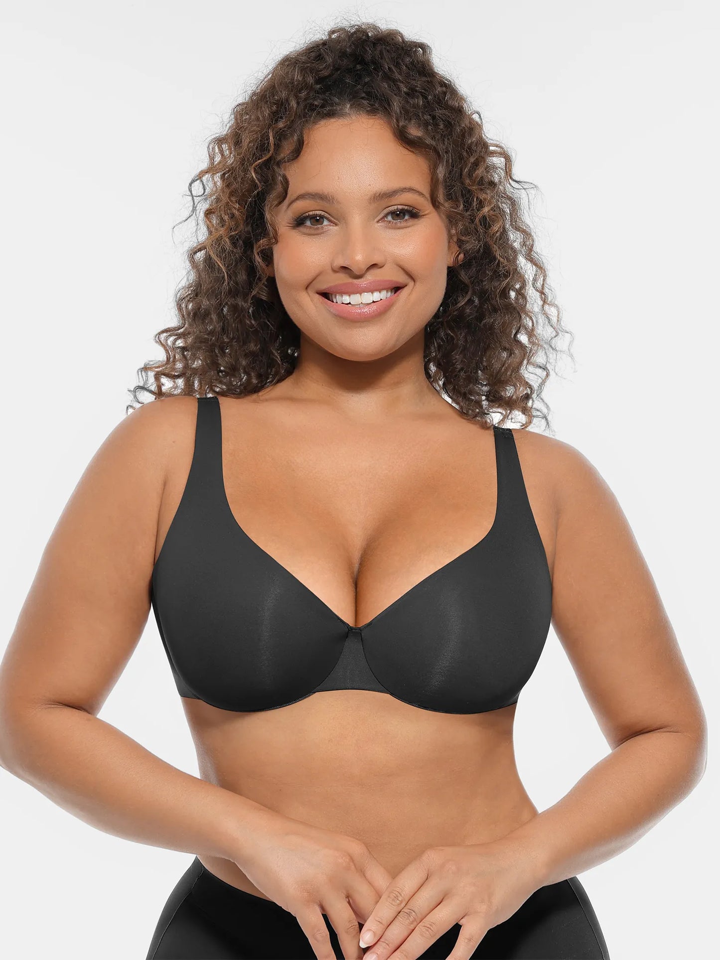 Willluxe Underwire Adjustable Deep V-neck Bra