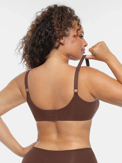 Willluxe Underwire Adjustable Deep V-neck Bra