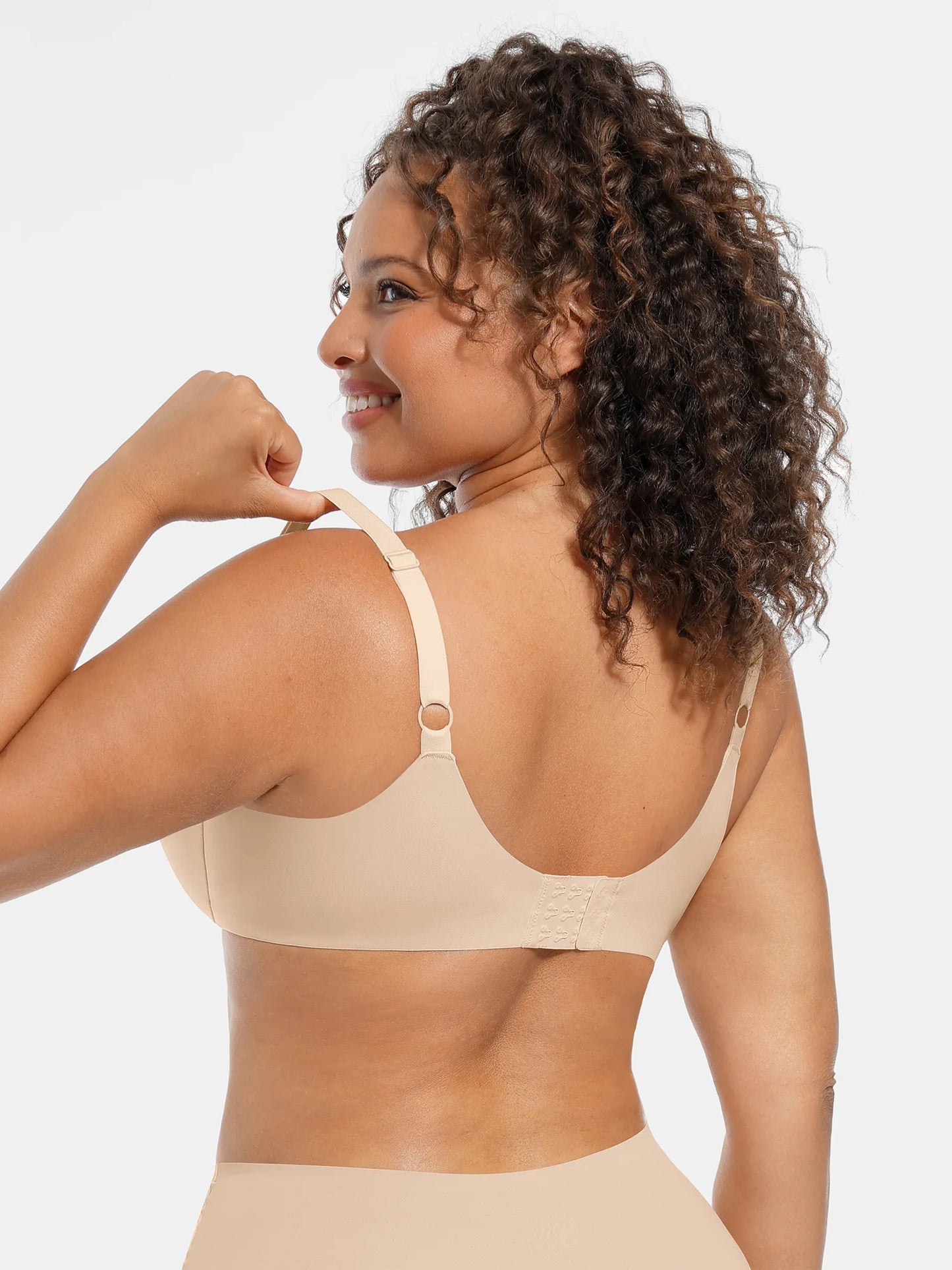 Willluxe Underwire Adjustable Deep V-neck Bra