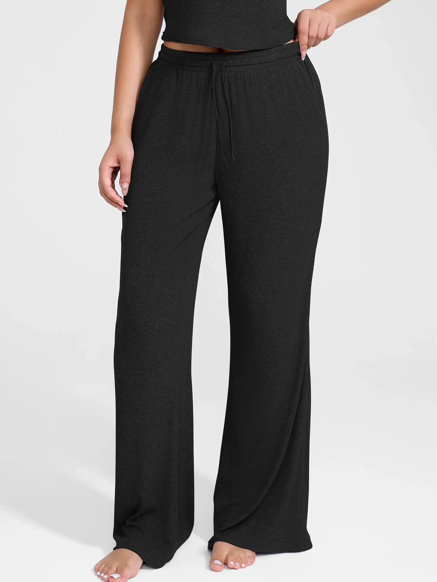Willluxe Breathable Ribbed Lounge Pants