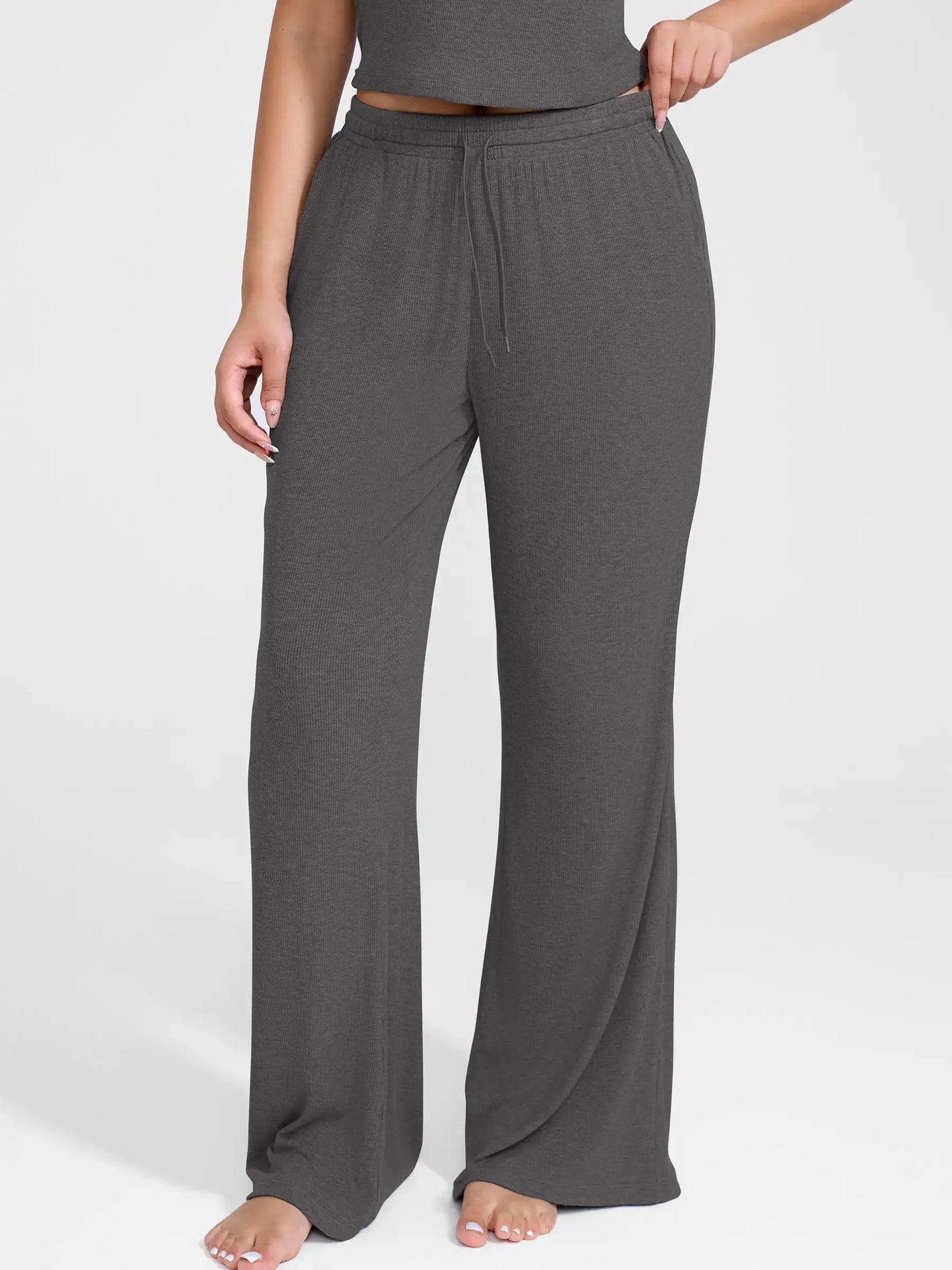 Willluxe Breathable Ribbed Lounge Pants