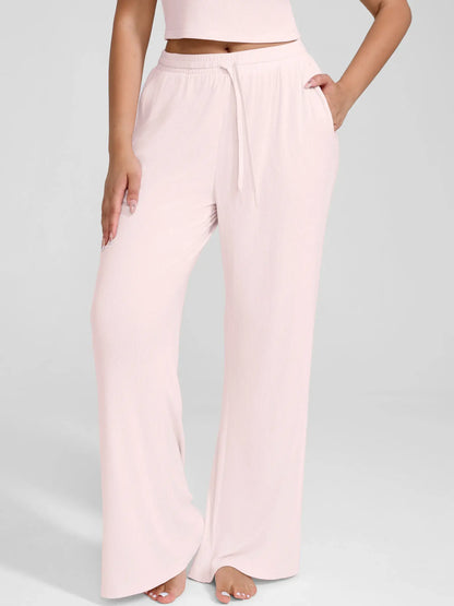 Willluxe Breathable Ribbed Lounge Pants