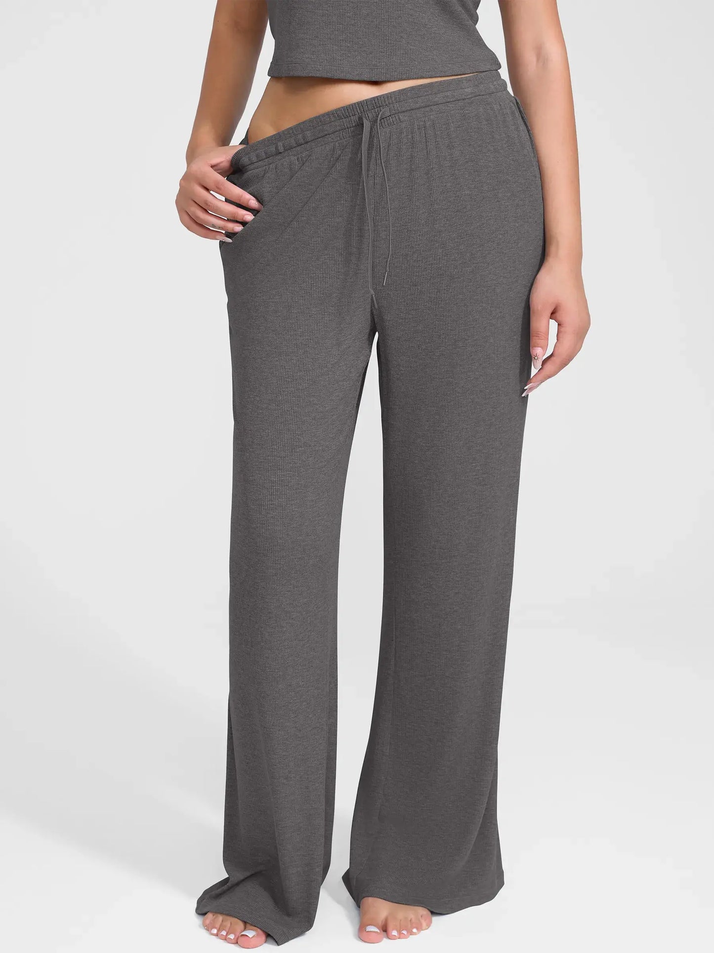 Willluxe Breathable Ribbed Lounge Pants