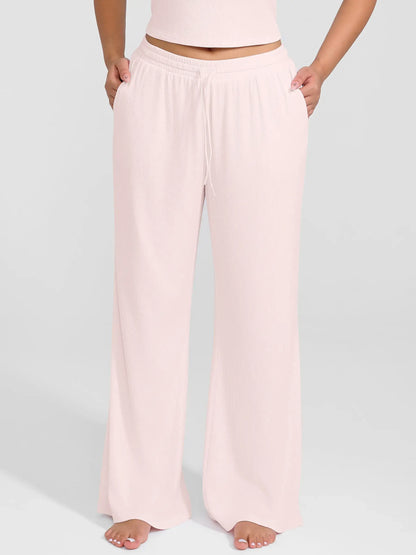 Willluxe Breathable Ribbed Lounge Pants
