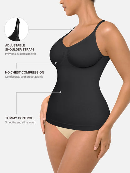 Willluxe Bust Support Waist and Abdomen Control Shape Tank Top