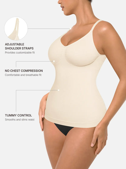 Willluxe Bust Support Waist and Abdomen Control Shape Tank Top