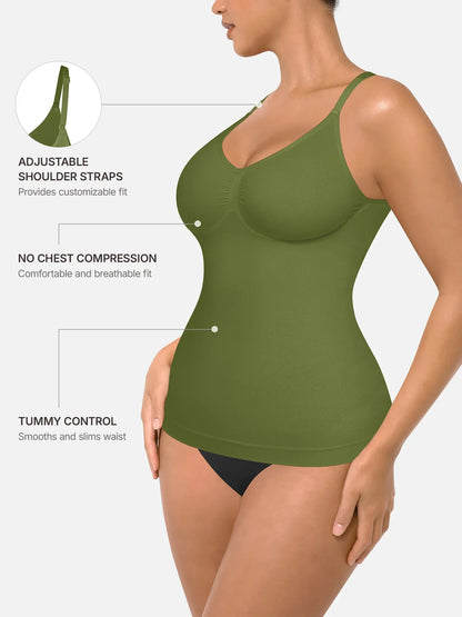 Willluxe Bust Support Waist and Abdomen Control Shape Tank Top