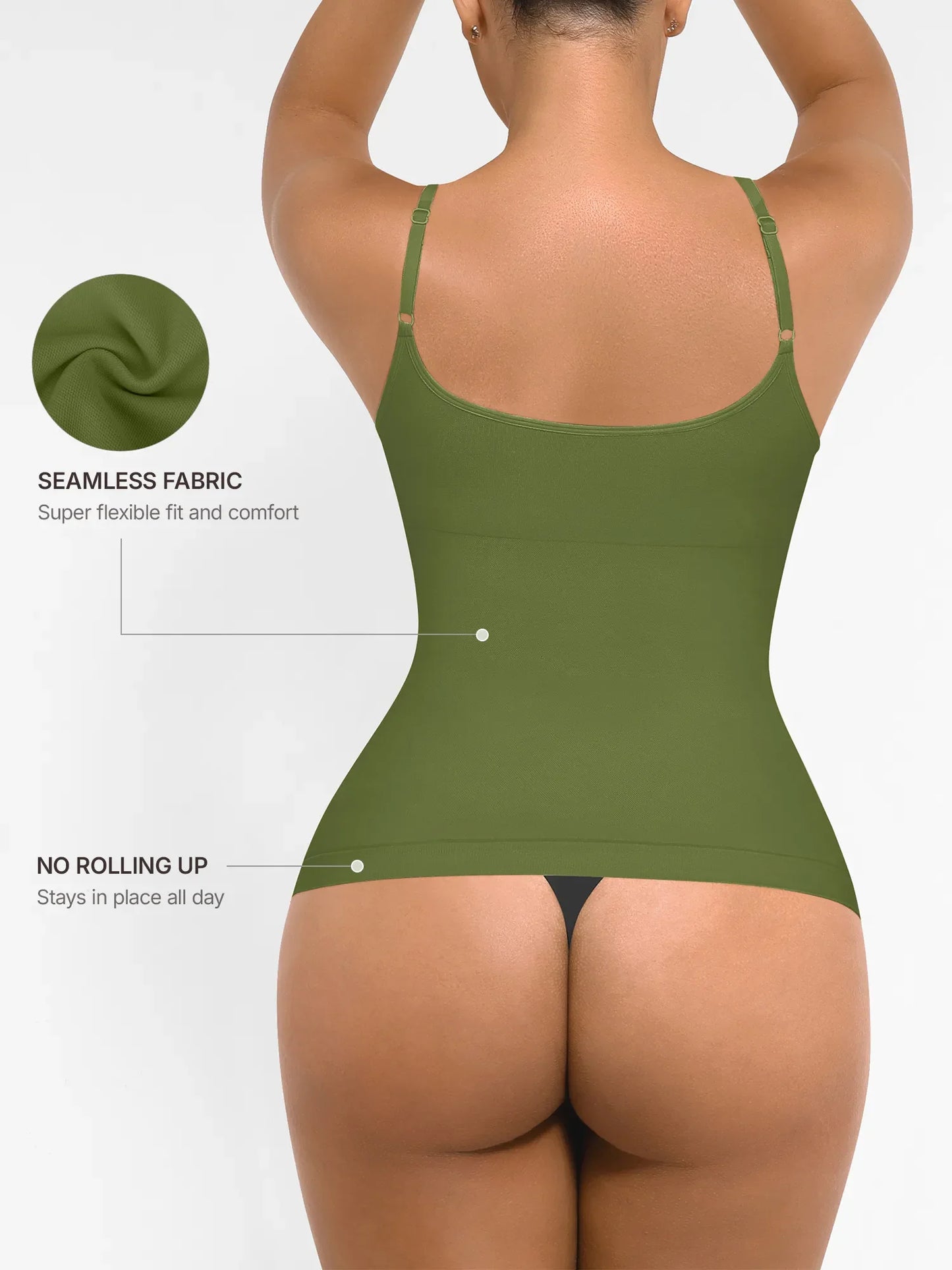 Willluxe Bust Support Waist and Abdomen Control Shape Tank Top