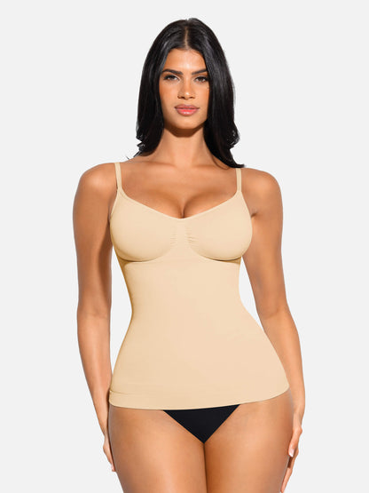 Willluxe 3-Pack Bust Support and Waist Control Shape Tank Top Bundle