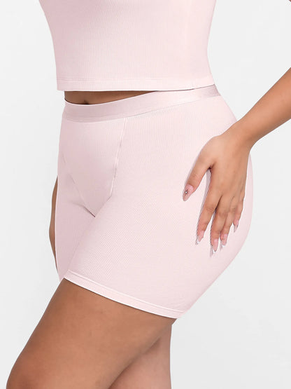 Willluxe Comfortable Stretchy Mid-Waist Boxer Shorts