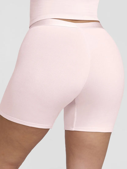 Willluxe Comfortable Stretchy Mid-Waist Boxer Shorts