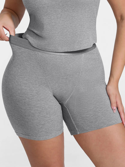 Willluxe Comfortable Stretchy Mid-Waist Boxer Shorts