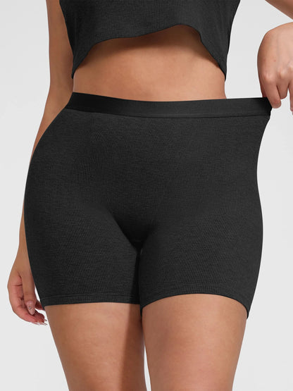 Willluxe Comfortable Stretchy Mid-Waist Boxer Shorts
