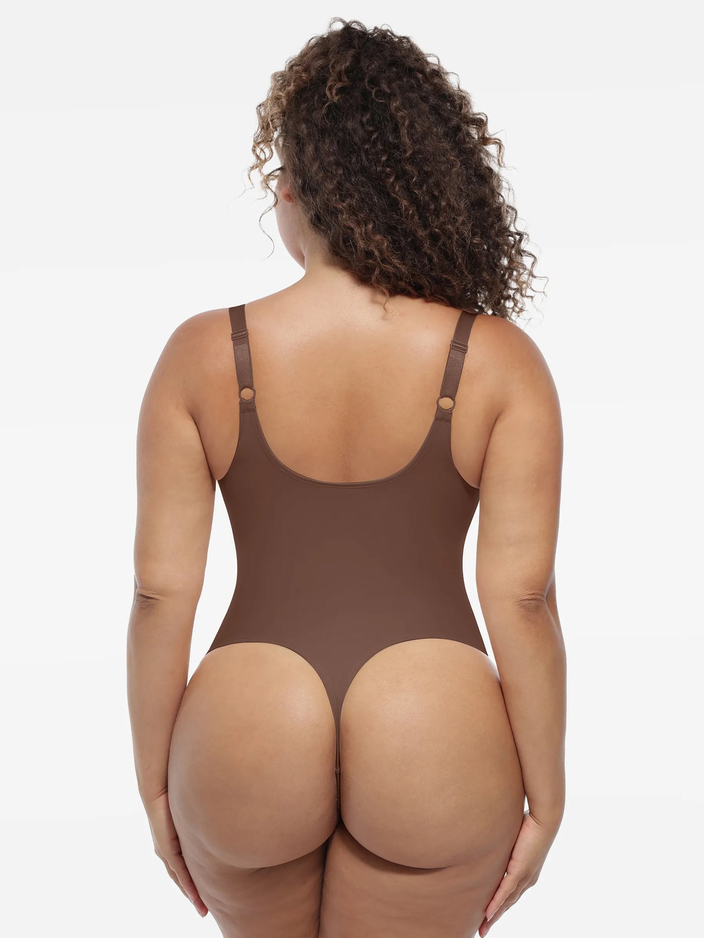 Willluxe Deep V-Neck Shapewear Bodysuit